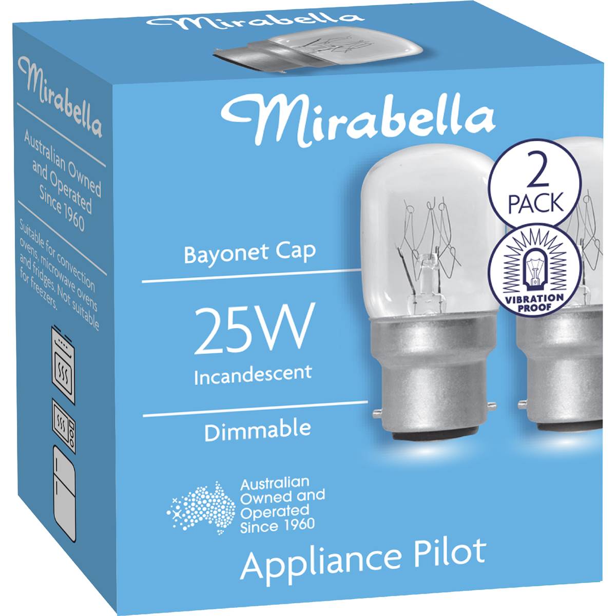 Mirabella Appliance Globe BC 25W
