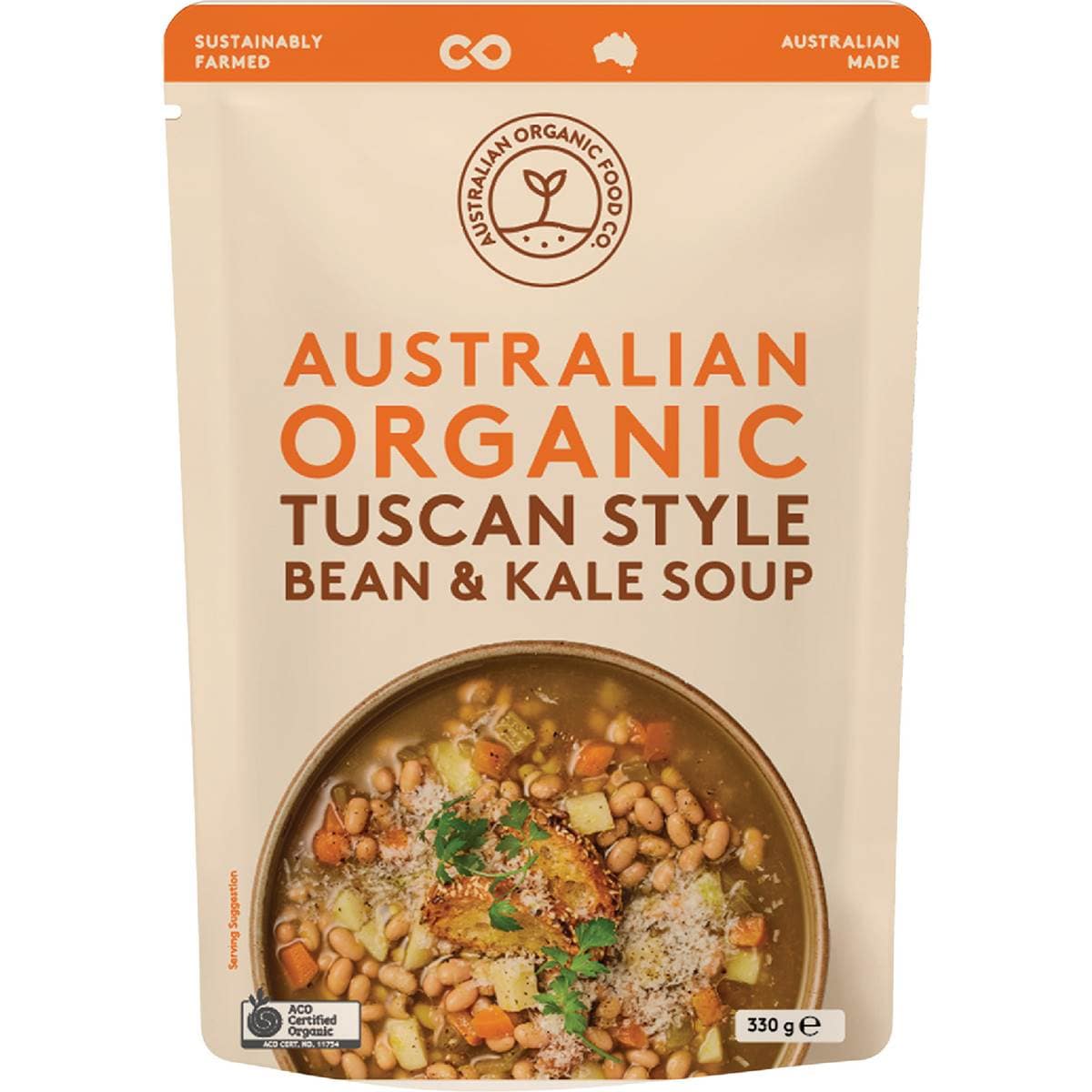 Australian Organic Food Co. Tuscan Style Bean & Kale Soup Pouch