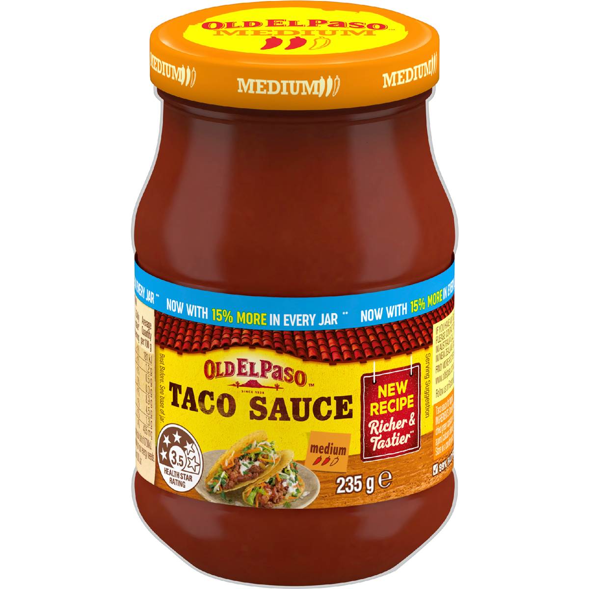 Old El Paso Taco Sauce Medium 235g