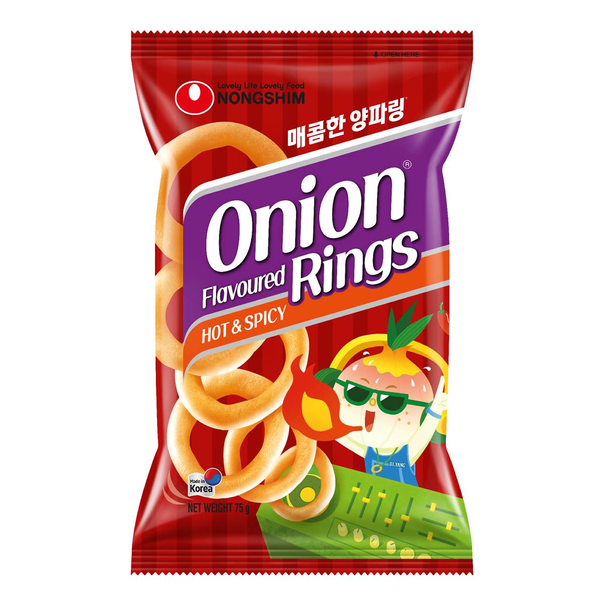 Nongshim Onion Rings Hot & Spicy