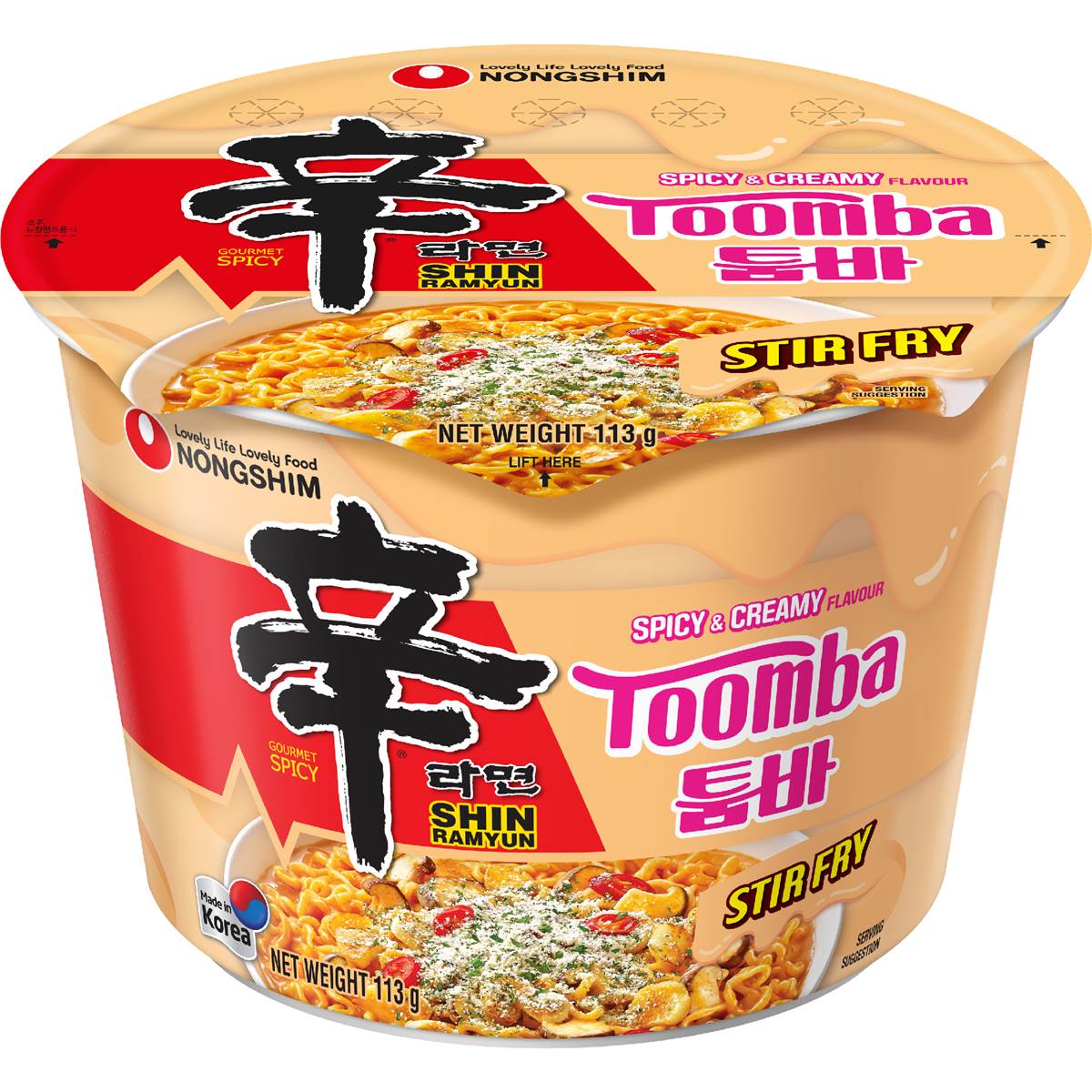 Nongshim Shin Ramyun Toomba Stir Fry Bowl
