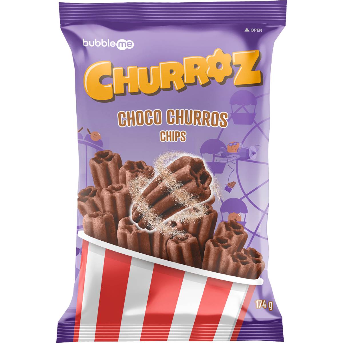 bubbleme Churroz Chips Choco