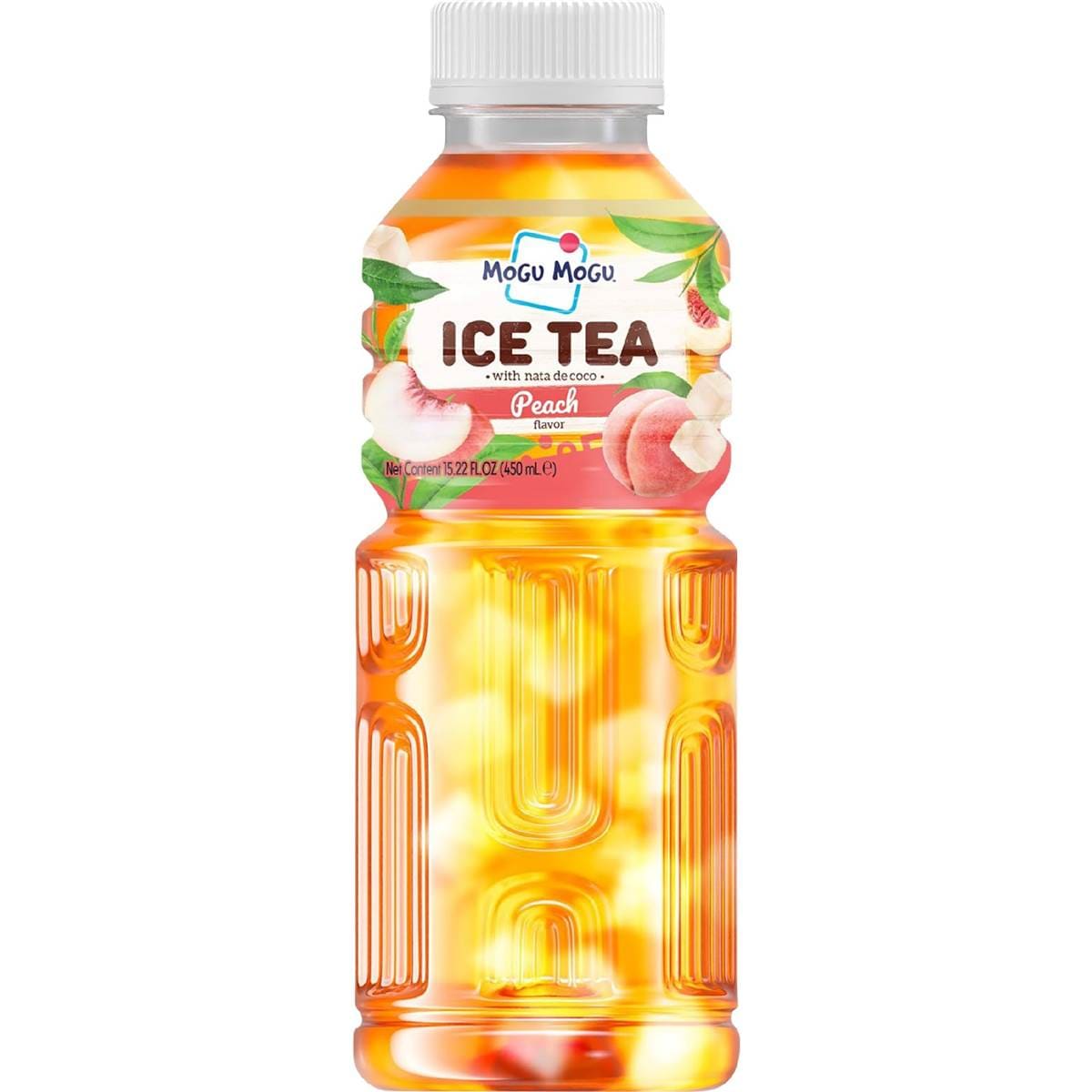 Mogu Mogu Iced Tea Drink Peach Flavour 450mL