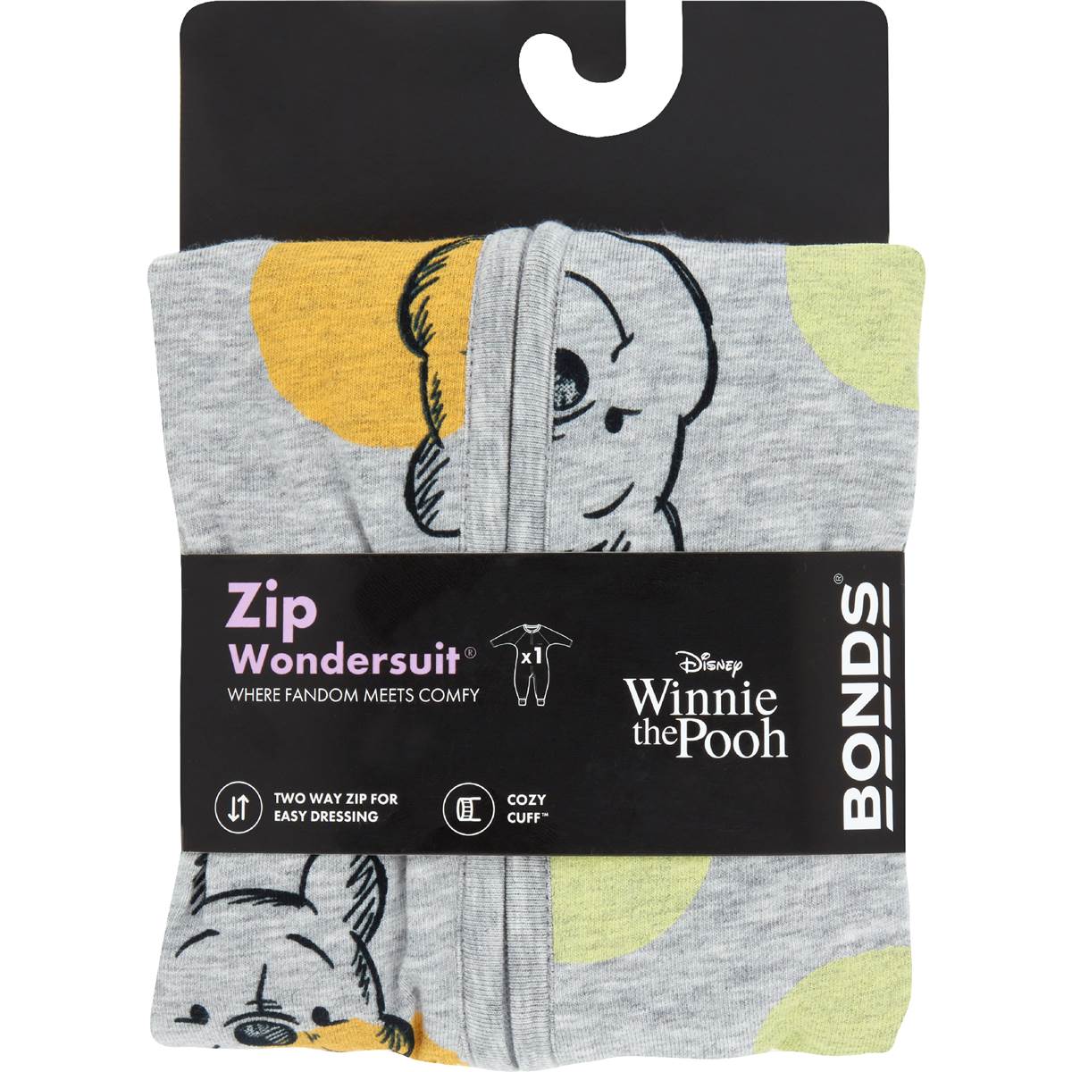 Bonds Baby License Zippy Wondersuit Size 2-3 Assorted each