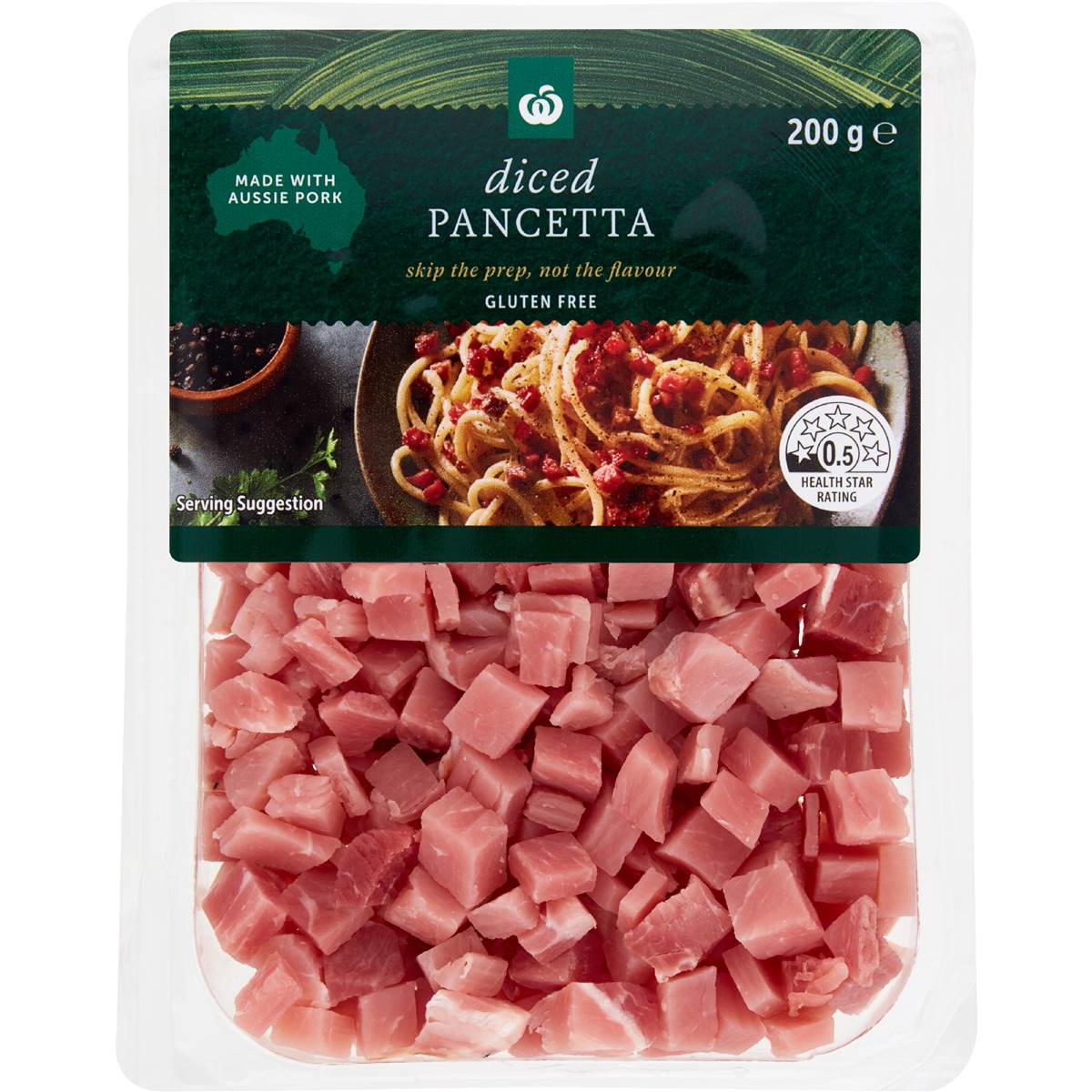 Woolworths Diced Pancetta