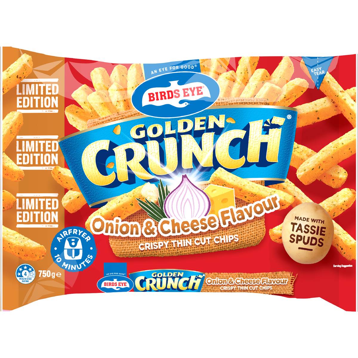 Birds Eye Golden Crunch Onion & Cheese Chips