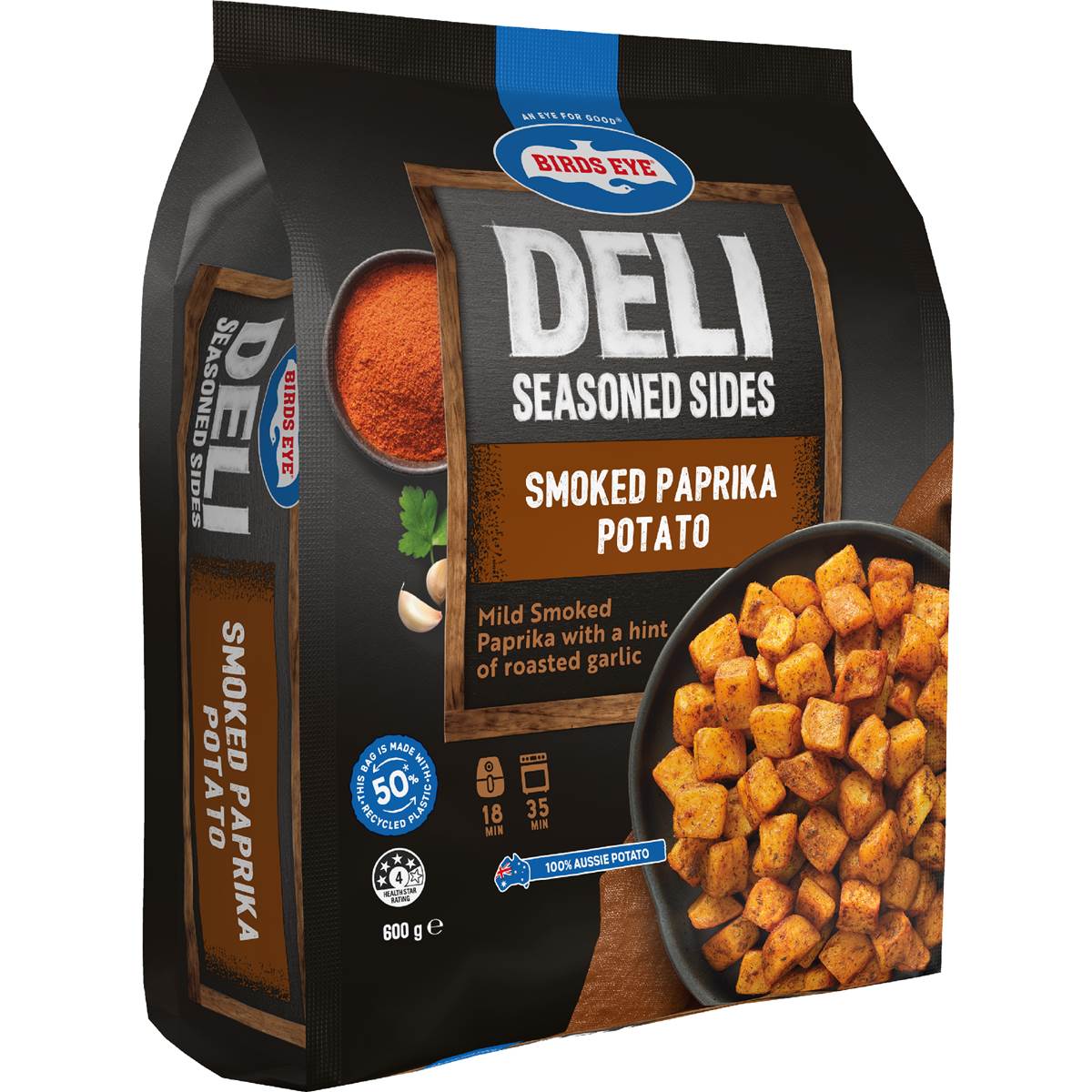 Birds Eye Deli Frozen Seasoned Sides Smoked Paprika Potato 600g