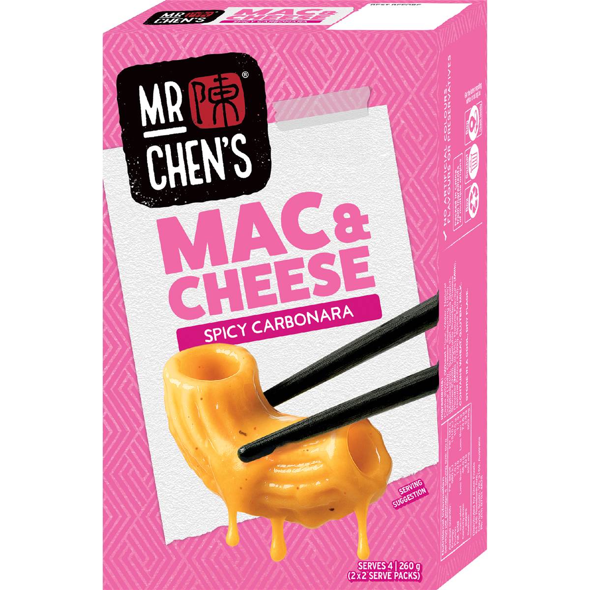 Mr Chen's Mac & Cheese Spicy Carbonara