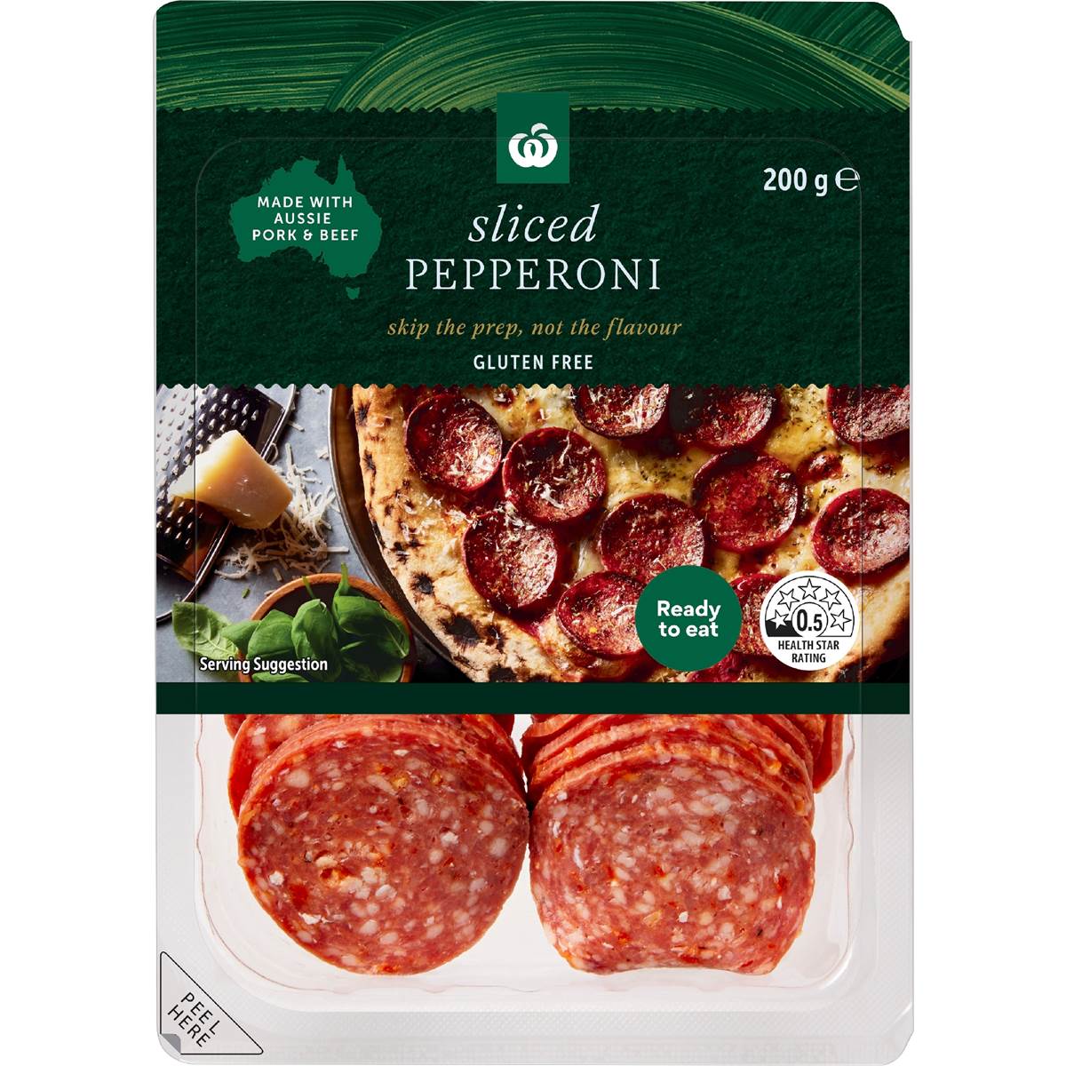 Woolworths Sliced Pepperoni