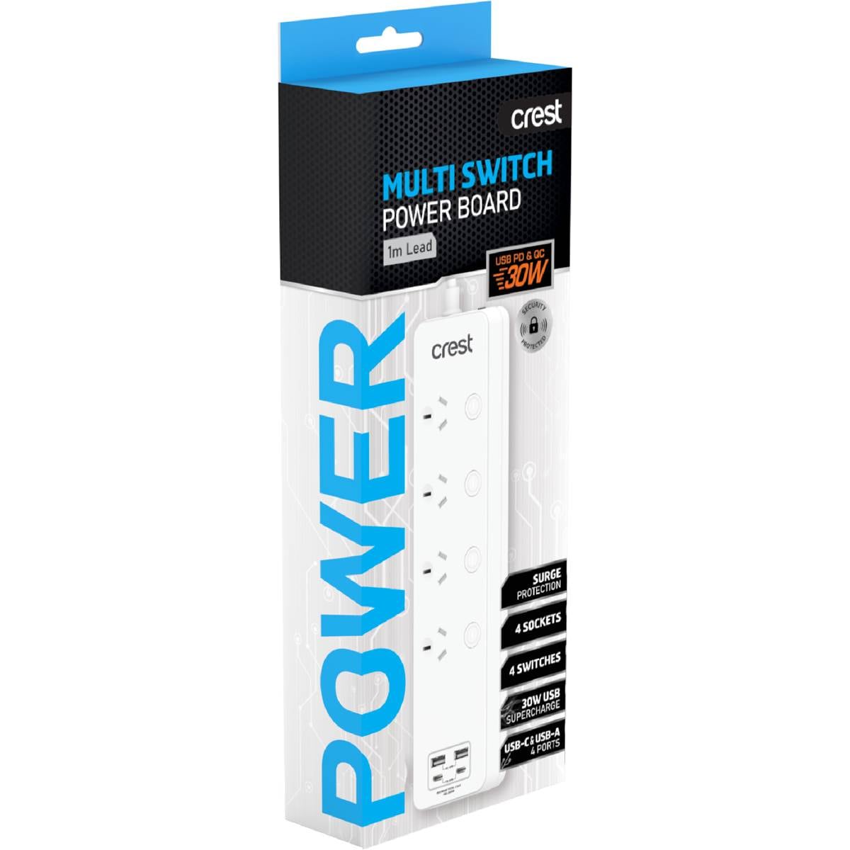 Crest Multi Switch Power Board 1m