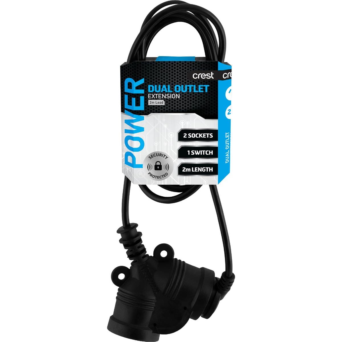 Crest Dual Outlet Extension 2m