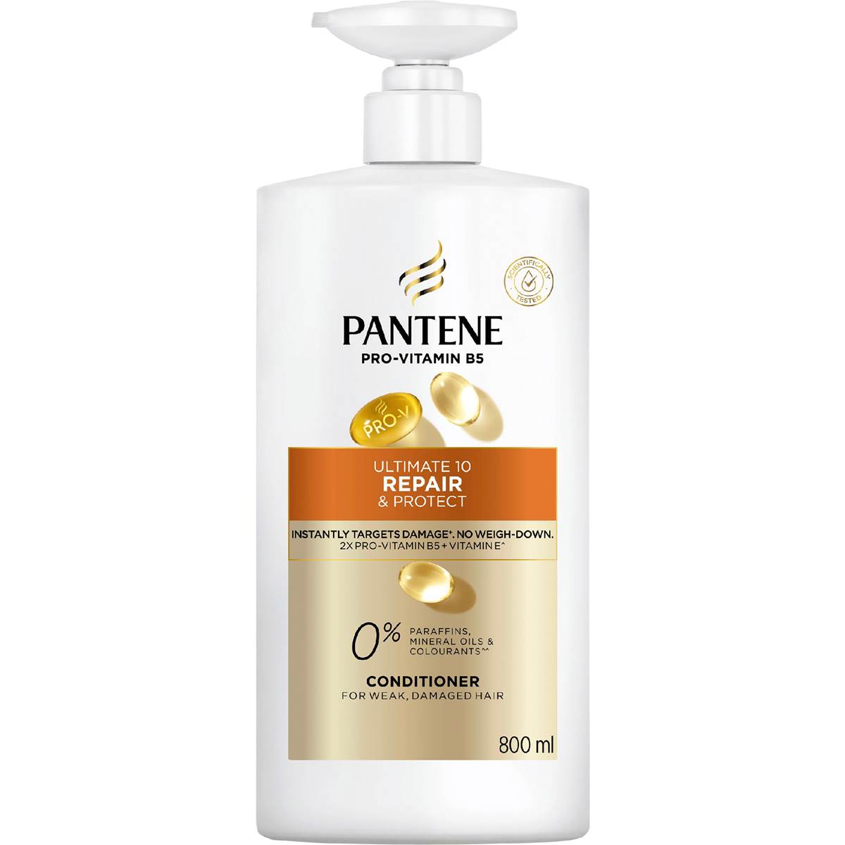 Pantene Ultimate 10 Repair & Protect Conditioner 800mL