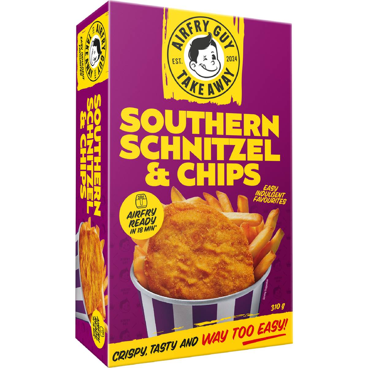 Airfry Guy Southern Schnitzel & Chips