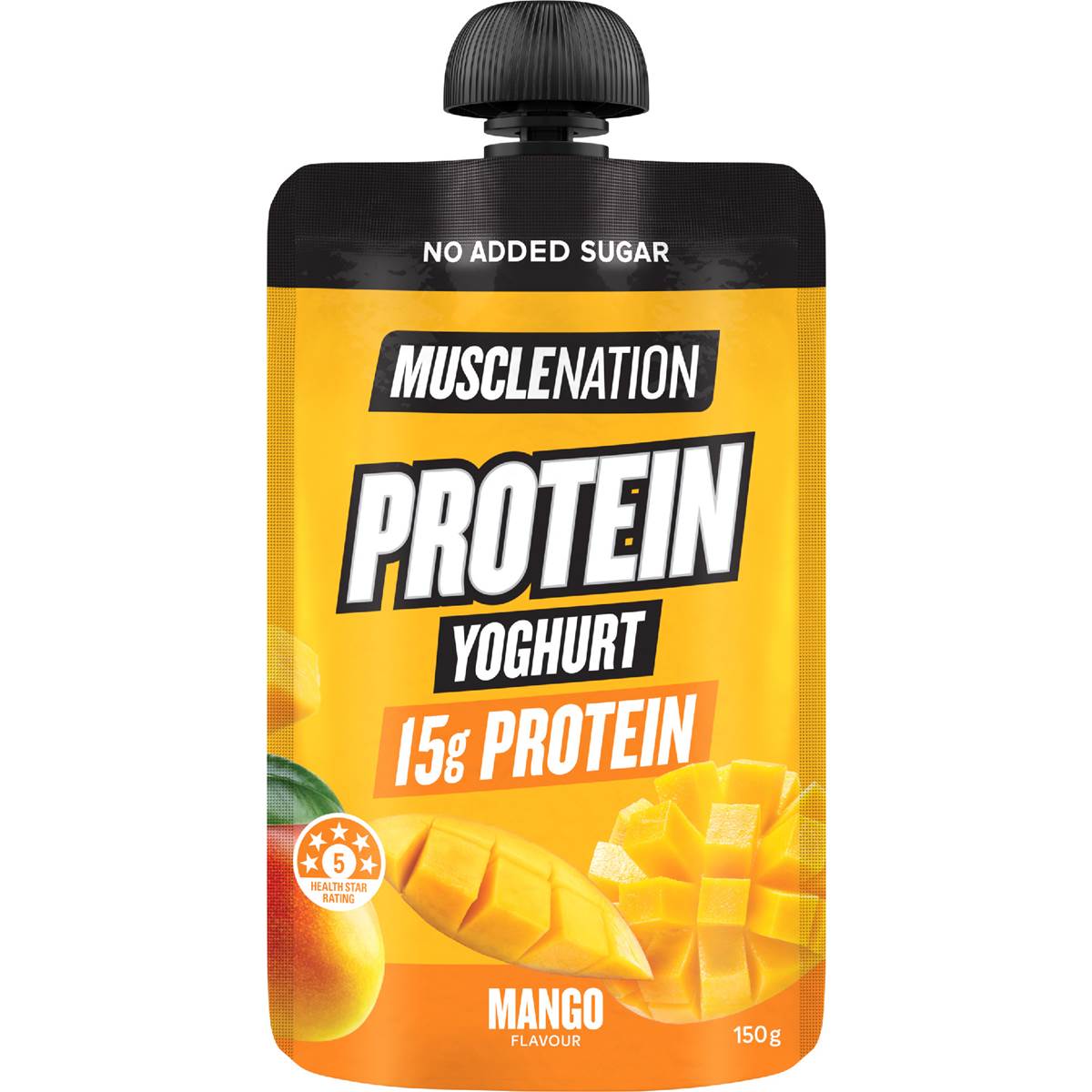 Muscle Nation Protein Yoghurt Pouch Mango