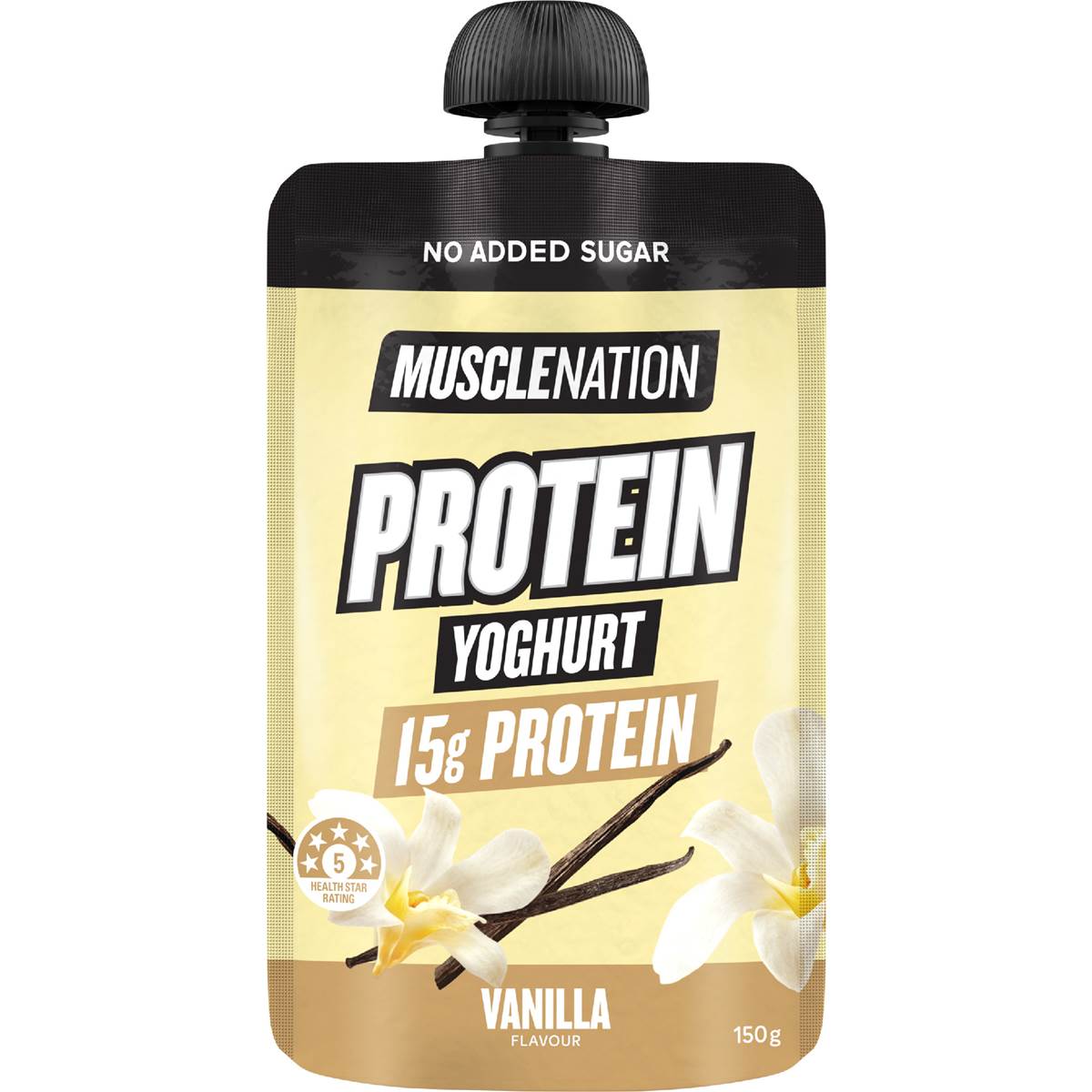 Muscle Nation Protein Yoghurt Pouch Vanilla