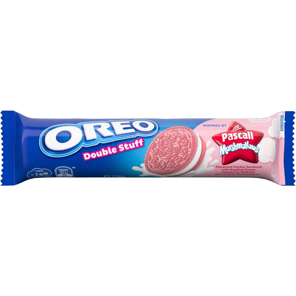 Oreo Double Stuff Pascall Marshmallow Cookies 136g