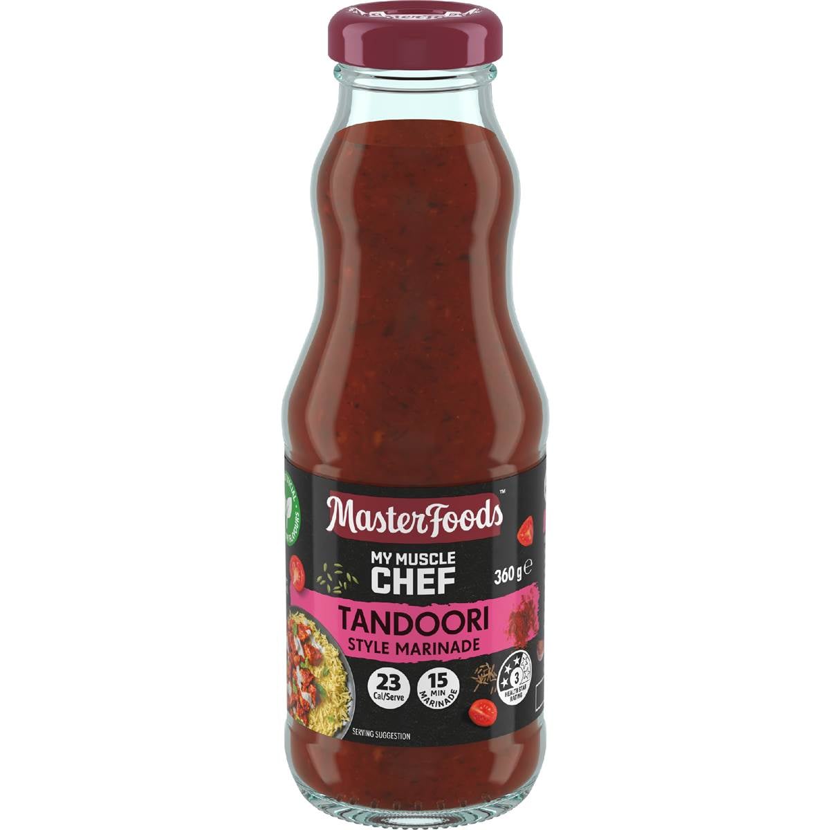 Masterfoods My Muscle Chef Marinade Tandoori Style 360g