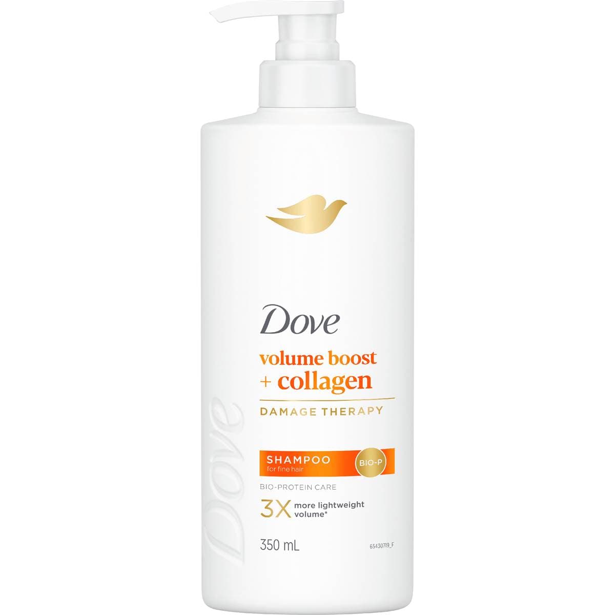 Dove Damage Therapy Volume Boost + Collagen Shampoo 350mL