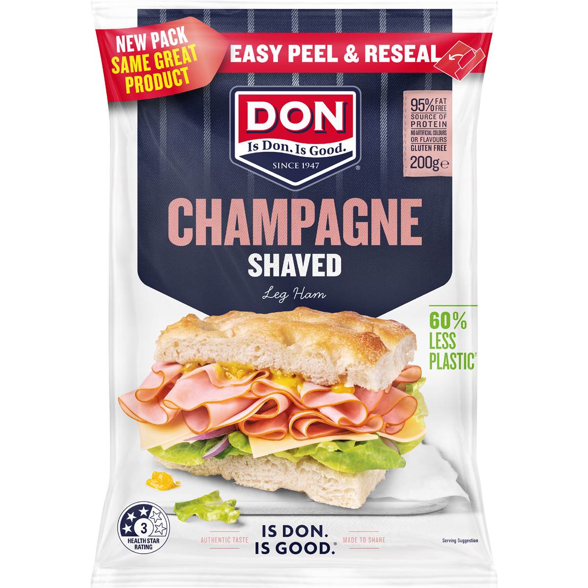 Don Champagne Shaved Leg Ham 200g