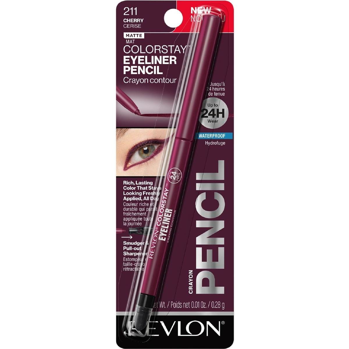 Revlon ColorStay Eyeliner Pencil 211 Cherry each