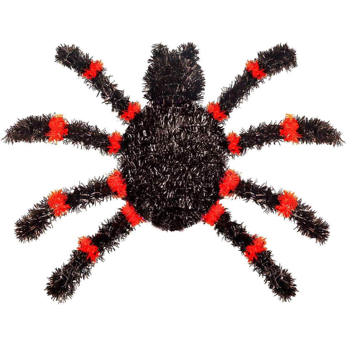 Halloween Tinsel Decoration Spider