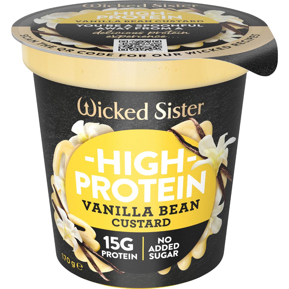 Wicked Sister High Protein Vanilla Bean Custard