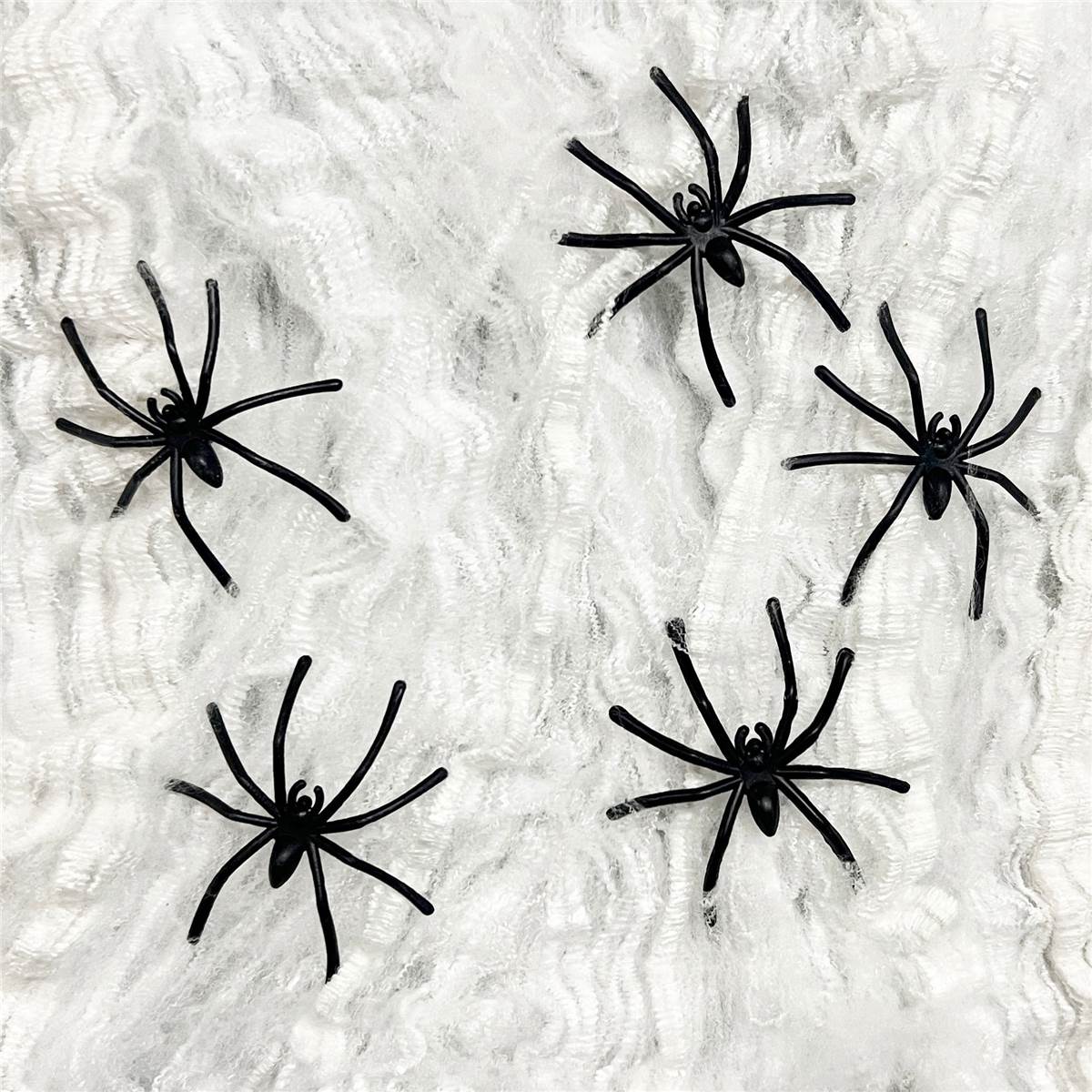 Halloween Spider Webs White