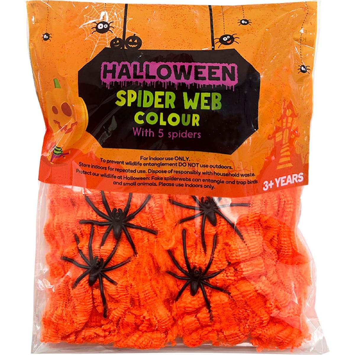 Halloween Spider Webs Assorted