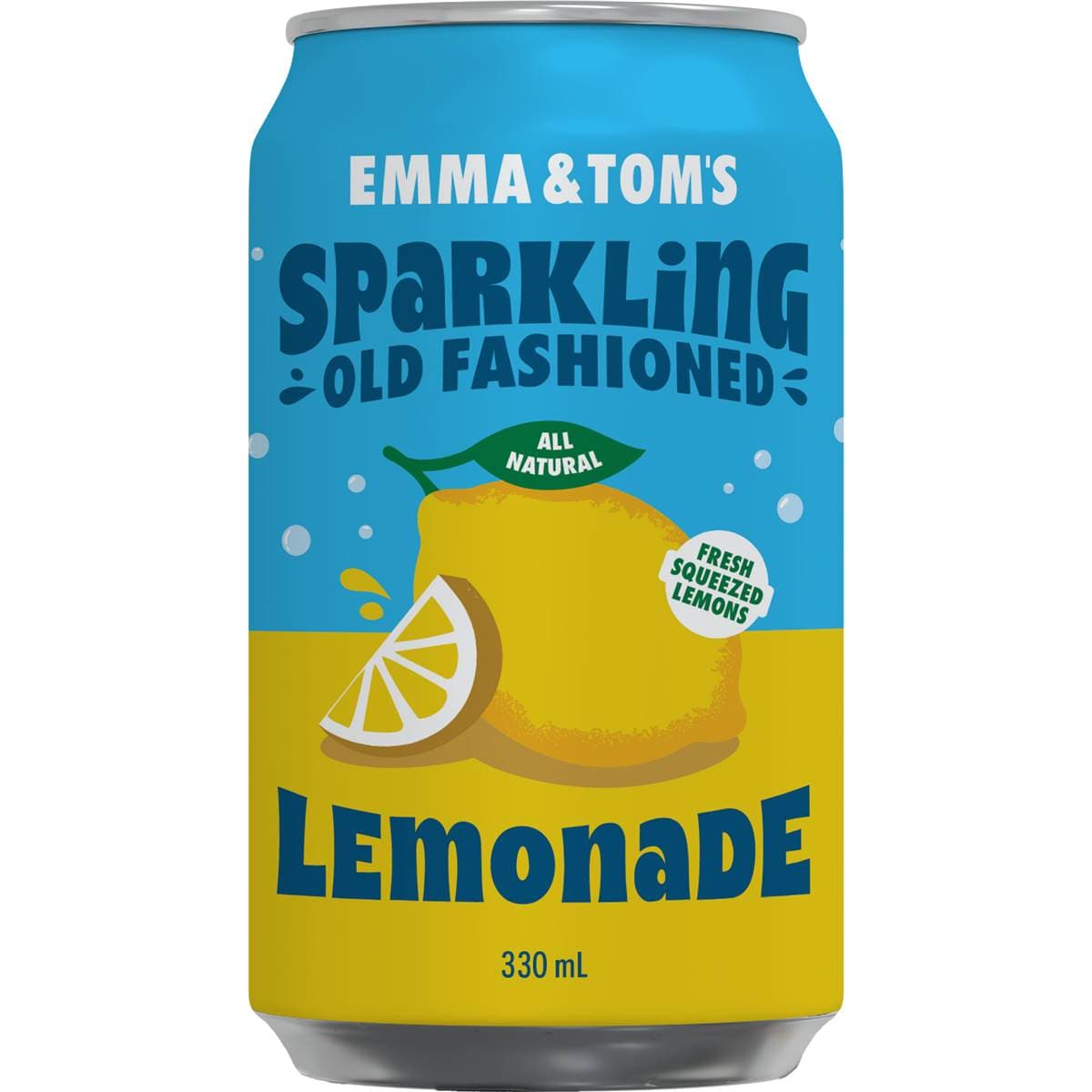 Emma & Tom's Sparkling Old Fashioned Lemonade Can