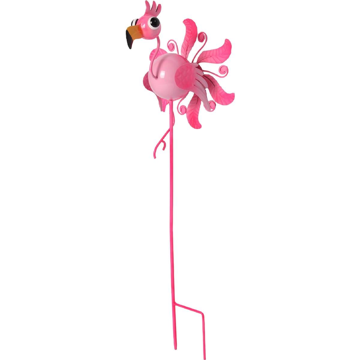 Green Gardener Metal Windmill Flamingo