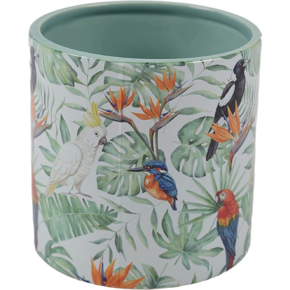Green Gardener Pot 12cm Australian Birds