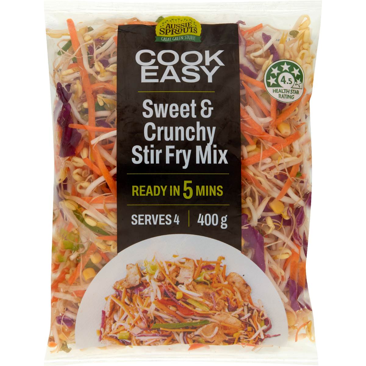 Aussie Sprouts Sweet & Crunchy Stir Fry Mix