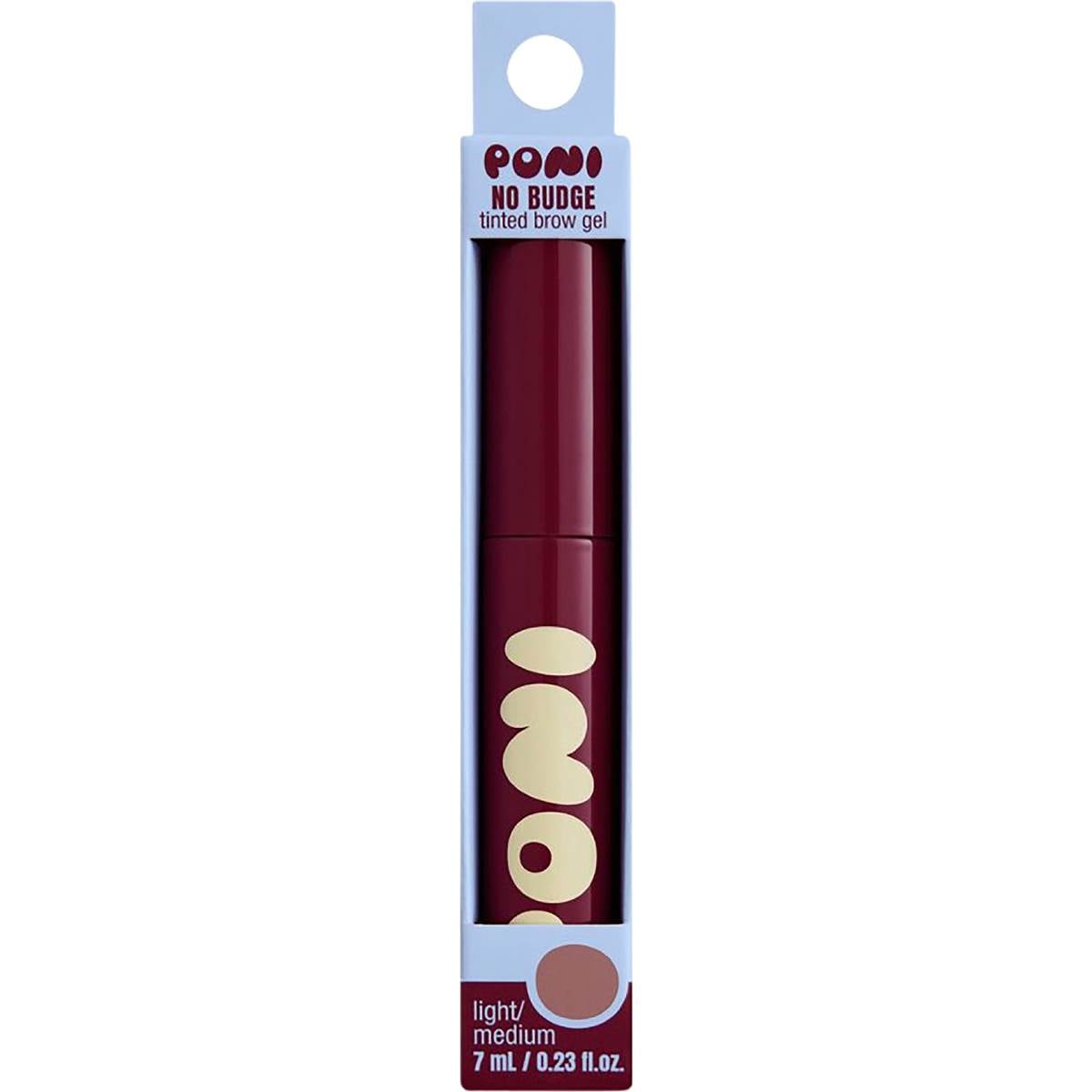 Poni No Budge Tinted Brow Gel Light/Medium 7mL