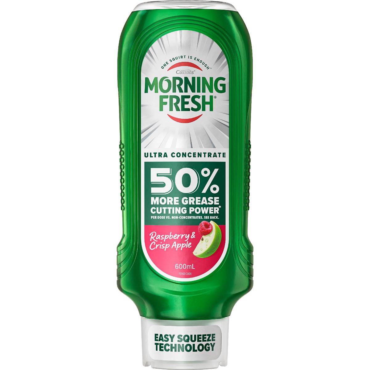 Morning Fresh Easy Squeeze Dishwashing Liquid Raspberry & Crisp Apple 600mL