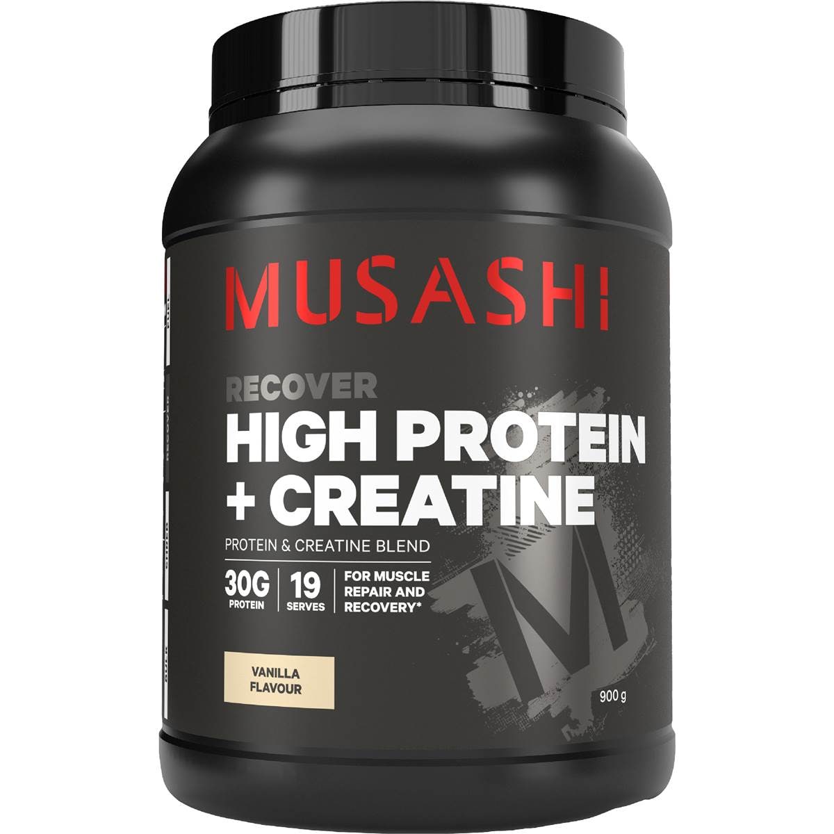 Musashi High Protein + Creatine Vanilla Flavour 900g