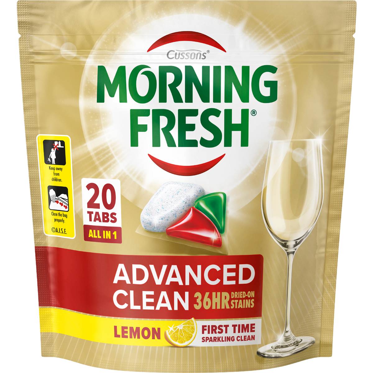 Morning Fresh Advanced Clean Dishwasher Tablets Lemon