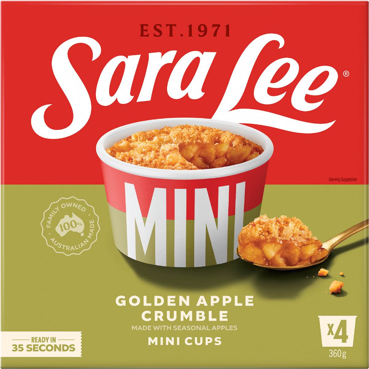 Sara Lee Mini Cups Golden Apple Crumble
