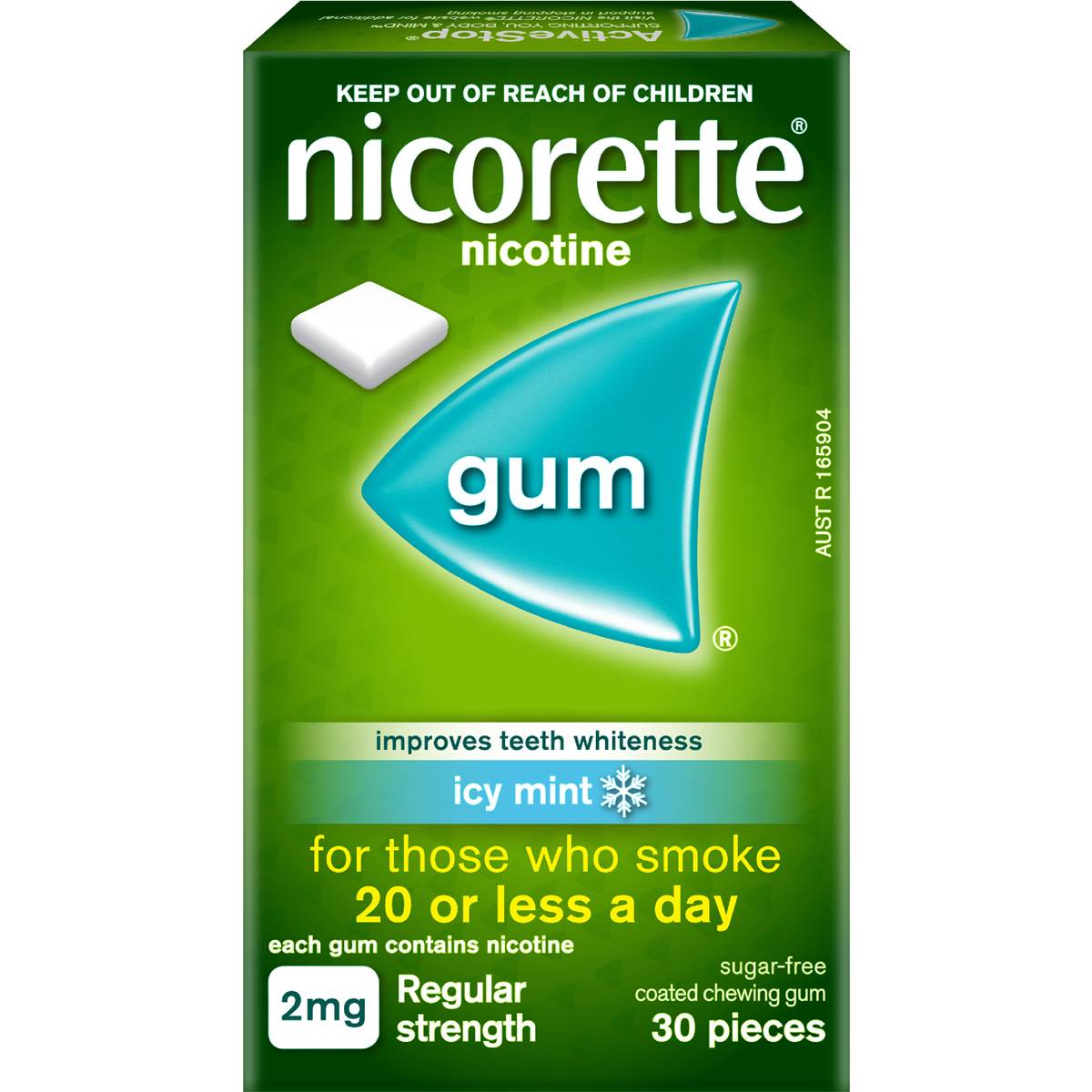Nicorette Gum Icy Mint