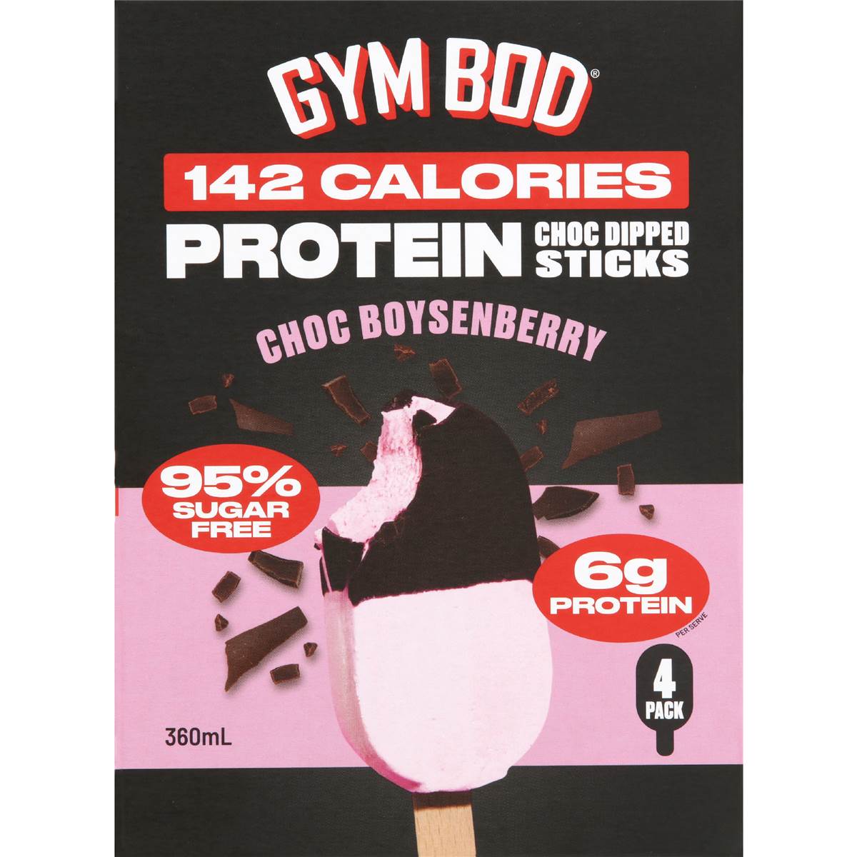 GYMBOD Protein Sticks Boysenberry Chocolate