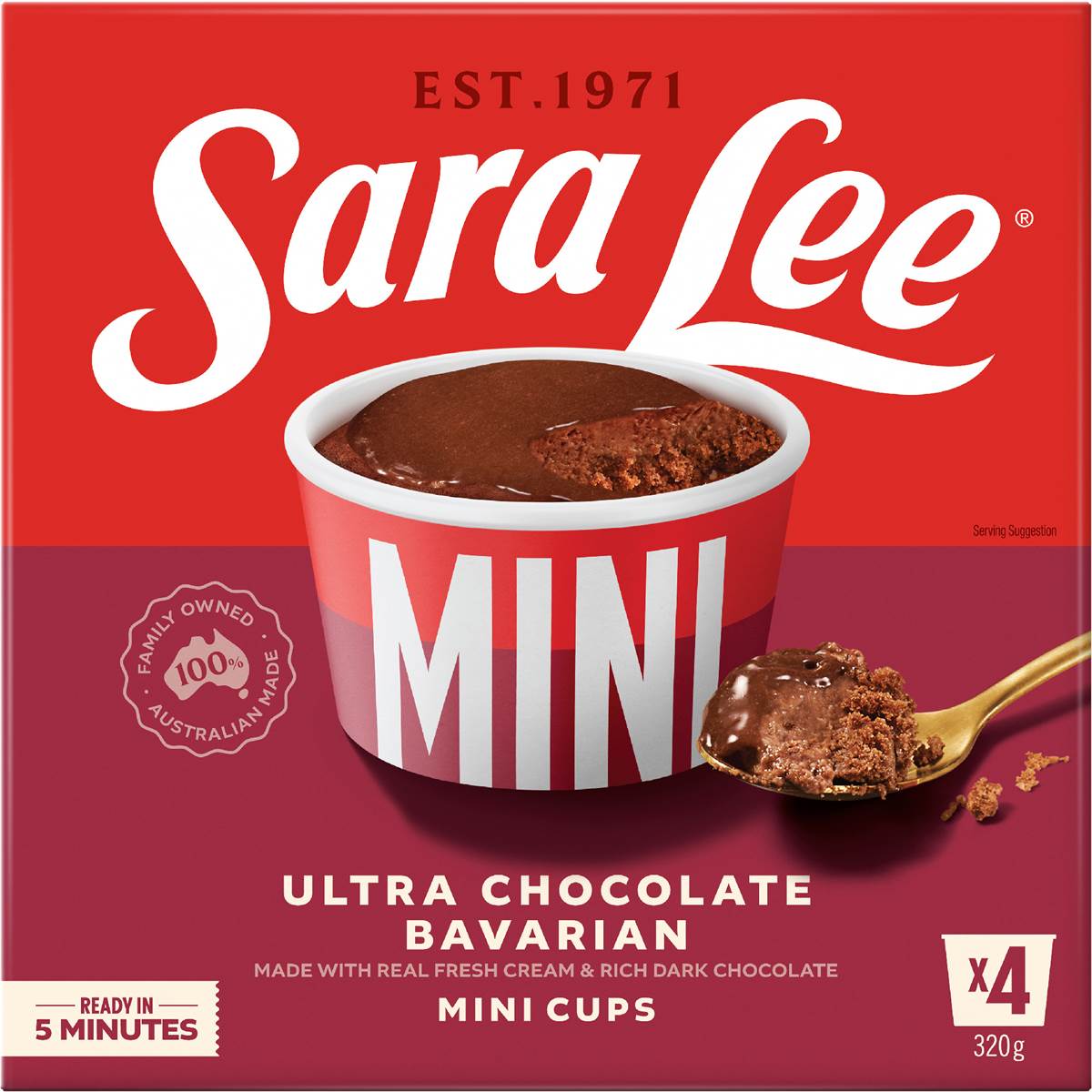 Sara Lee Mini Cups Chocolate Bavarian