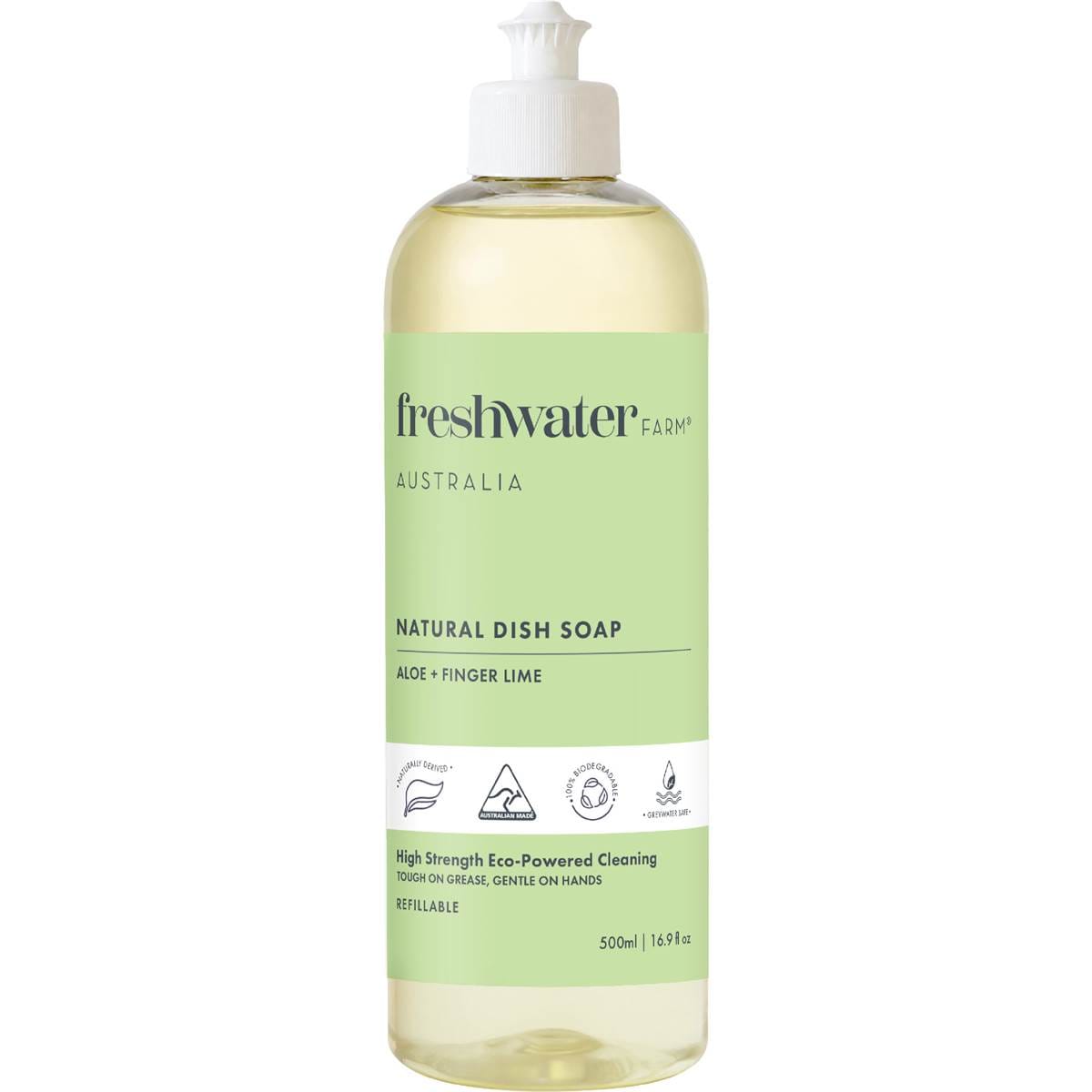 Freshwater Farm Australia Dishwashing Liquid Aloe & Finger Lime 500mL
