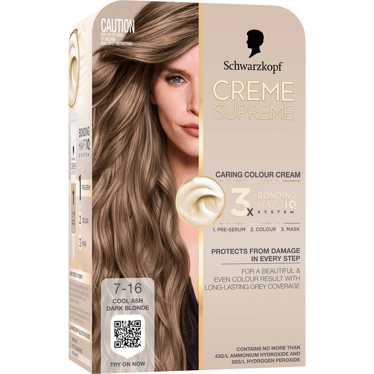 Schwarzkopf Creme Supreme 7-16 Cool Ash Dark Blonde each – Woolworths