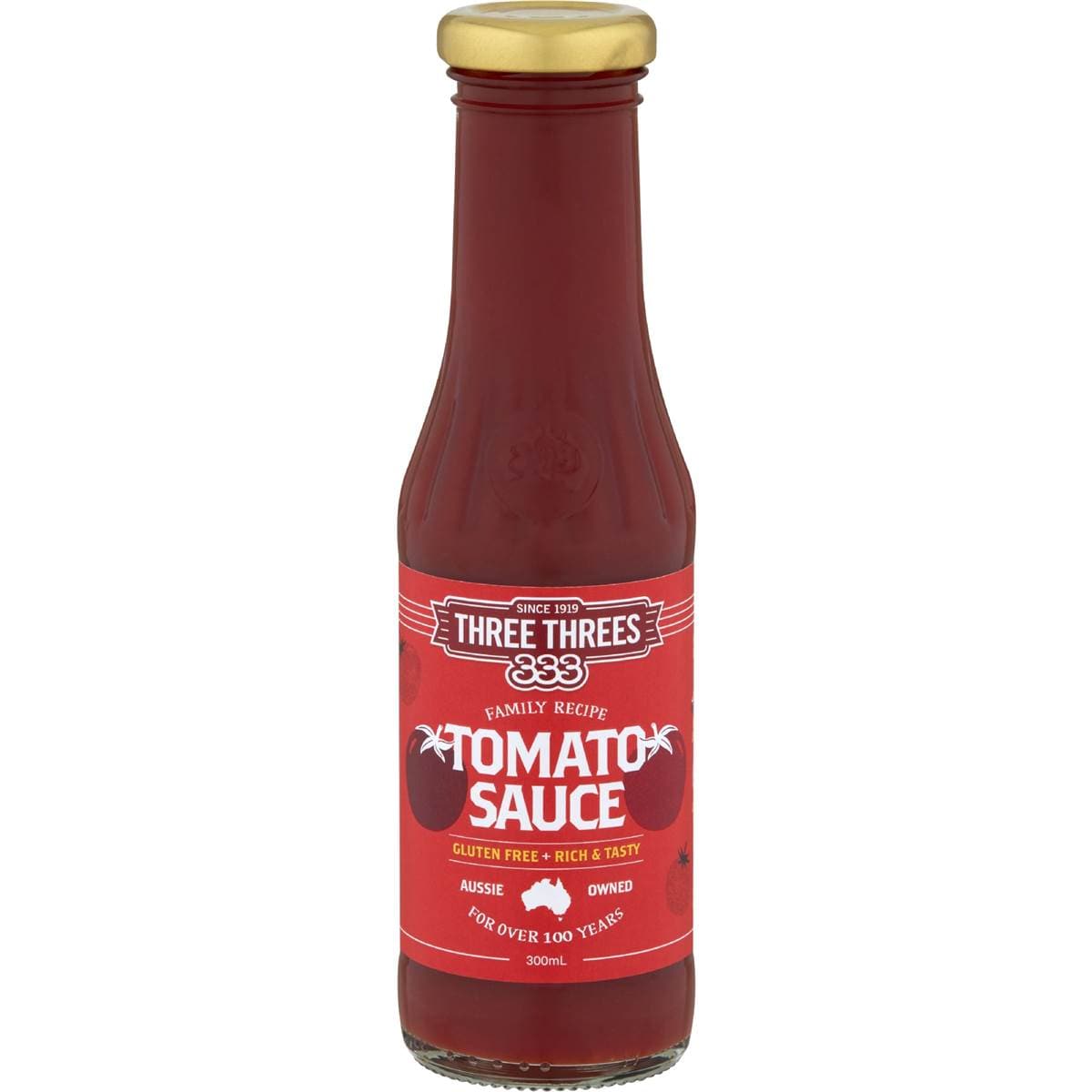 Three Threes Tomato Sauce 300mL