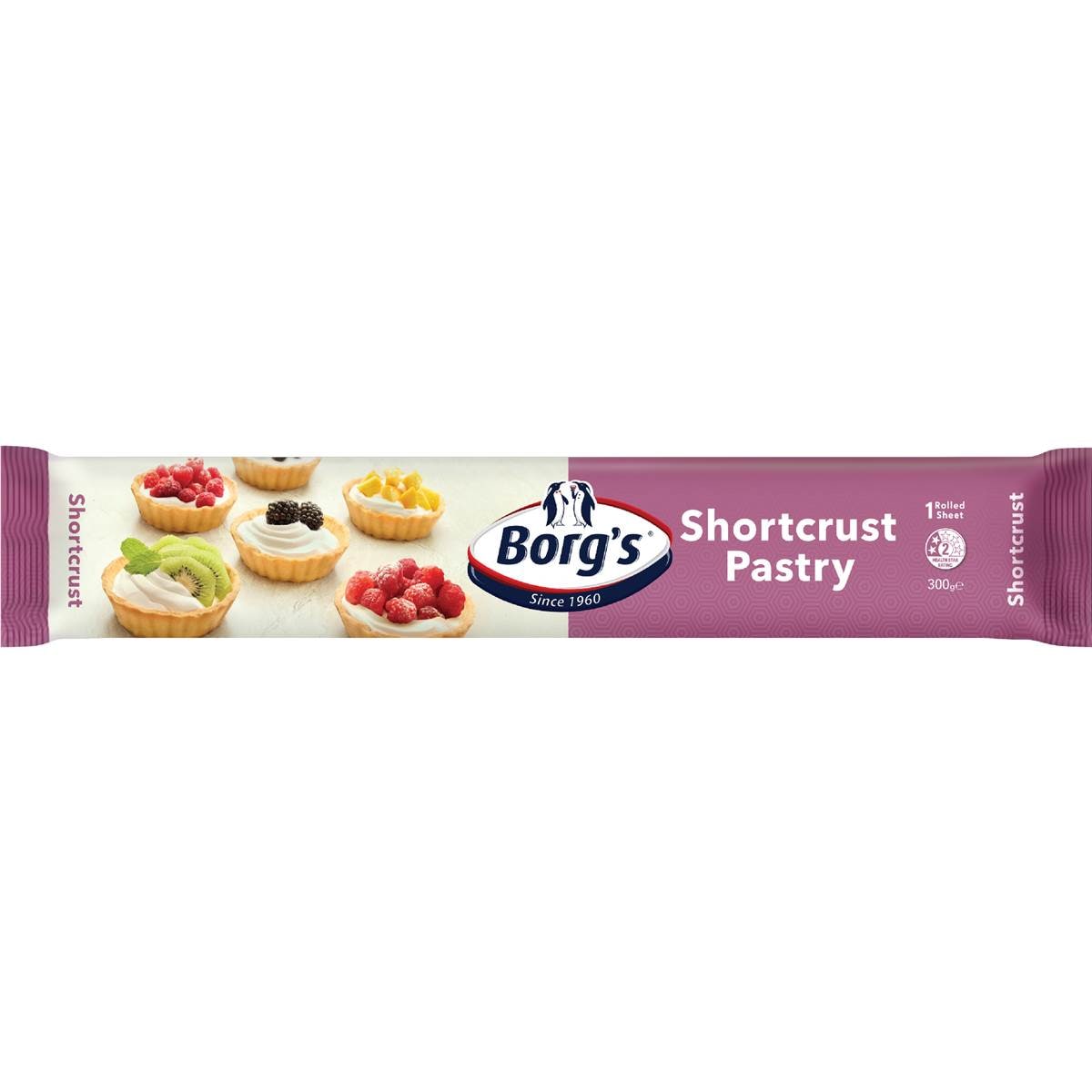 Borg's Shortcrust Pastry Roll 300g
