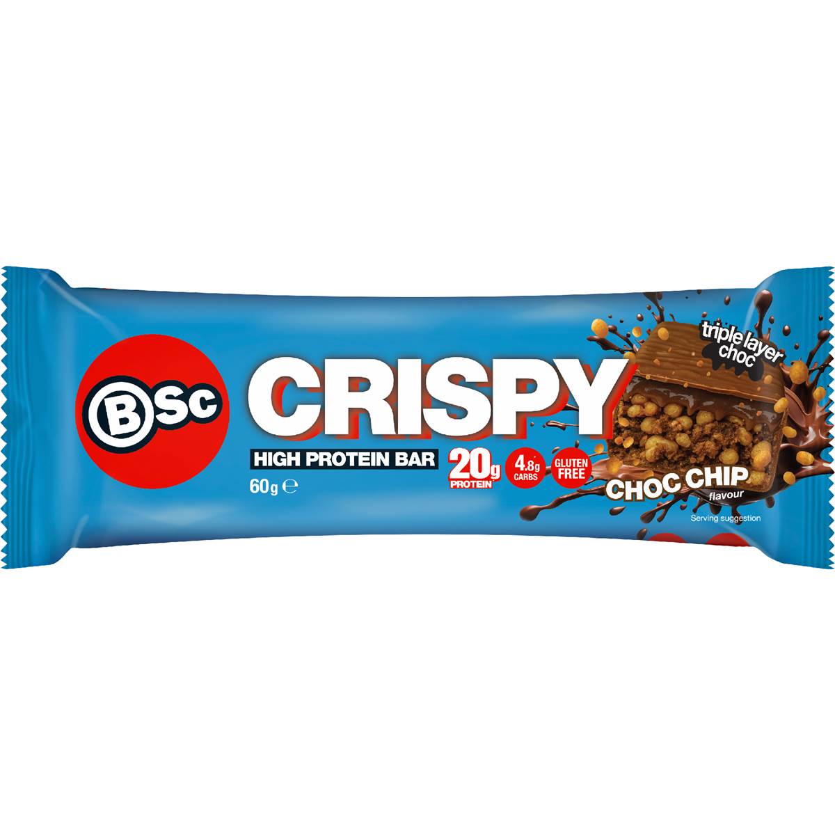 BSc Crispy High Protein Bar Choc Chip