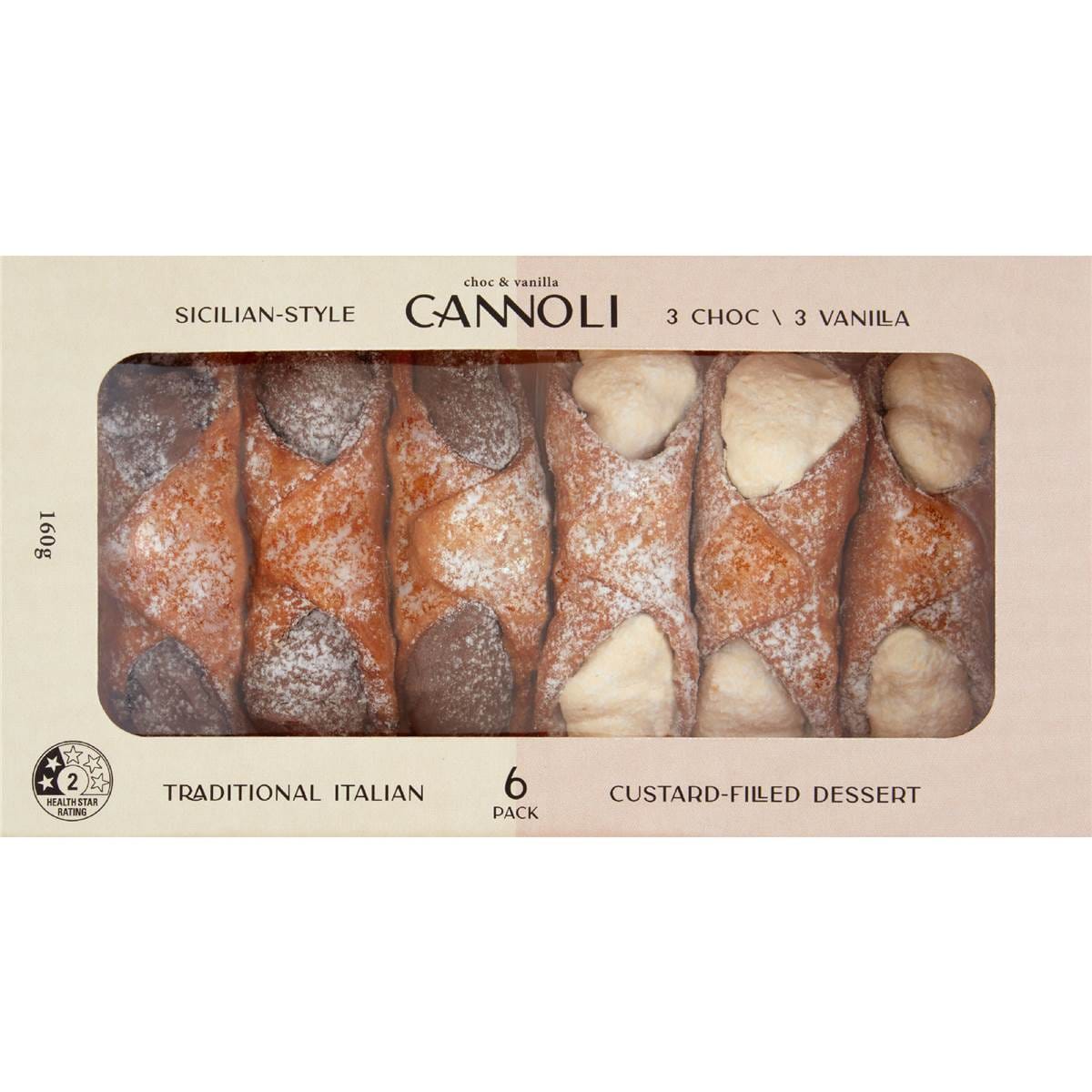 Buonissimo Chocolate & Vanilla Cannoli