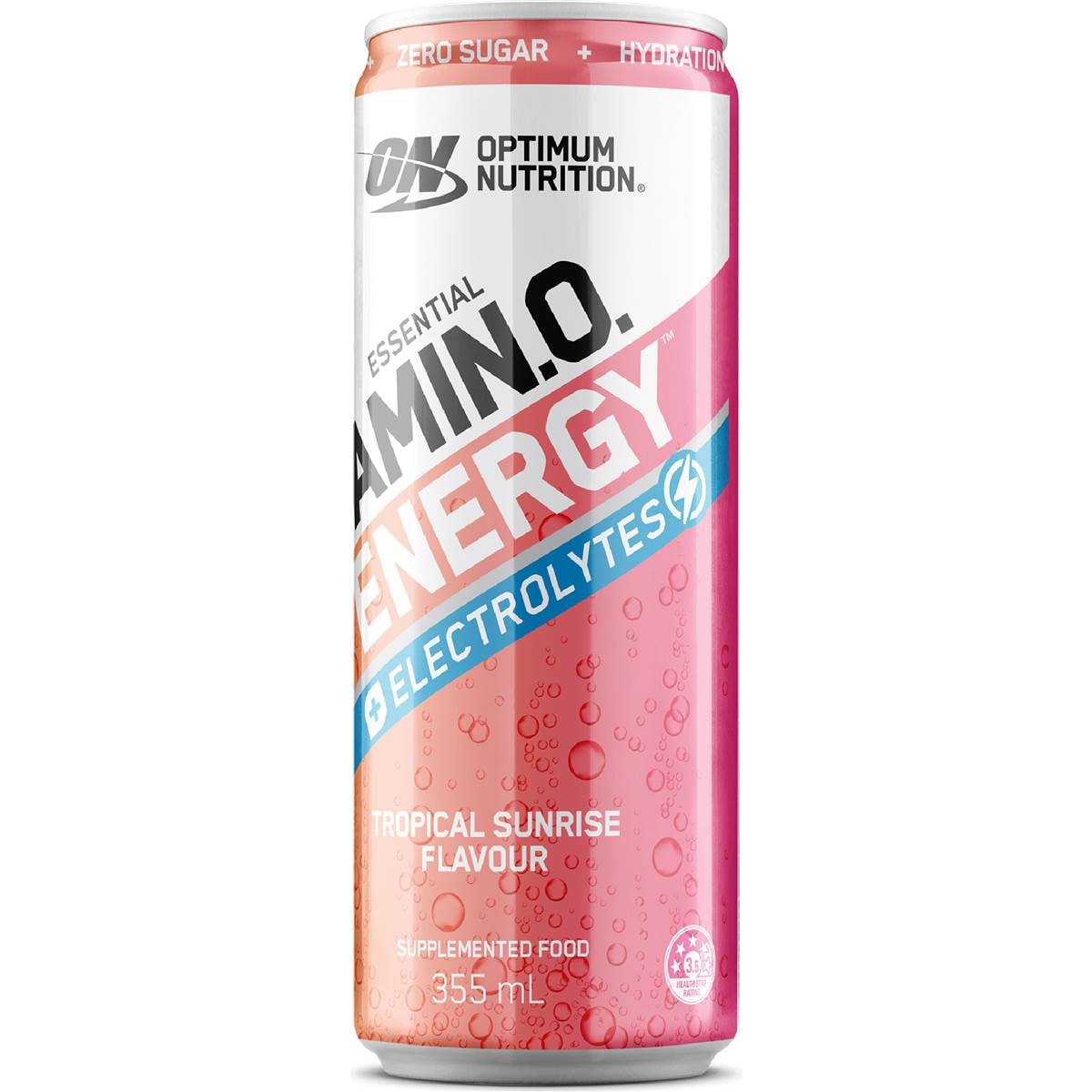 Optimum Nutrition Amino Energy Drink Tropical Sunrise 355mL