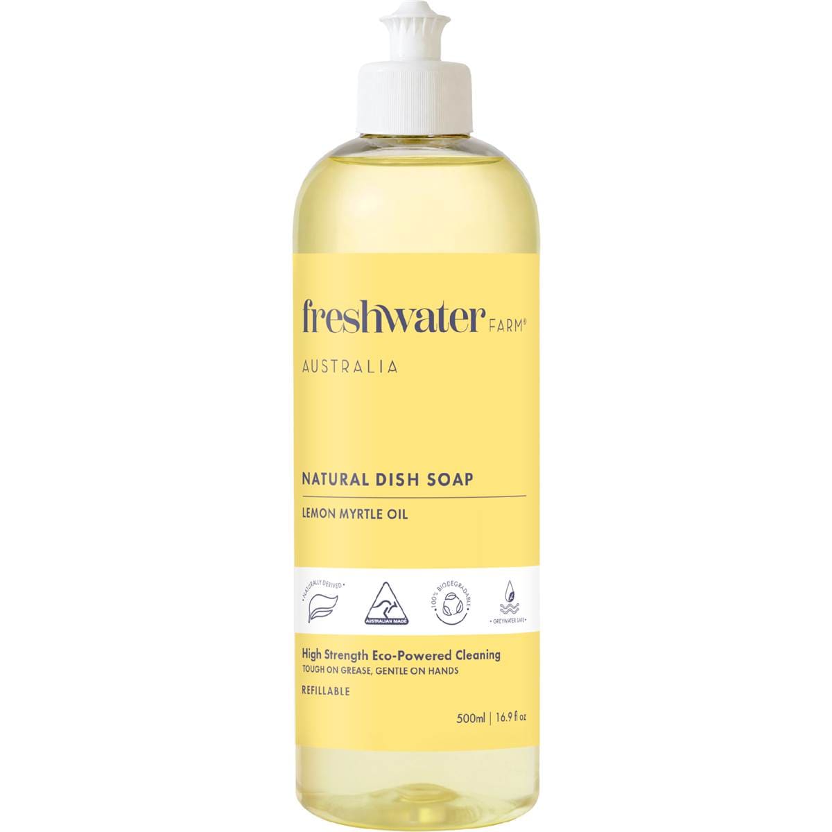 Freshwater Farm Australia Dishwashing Liquid Lemon Myrtle 500mL