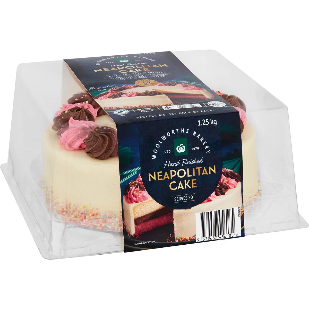 Woolworths Neapolitan Cake