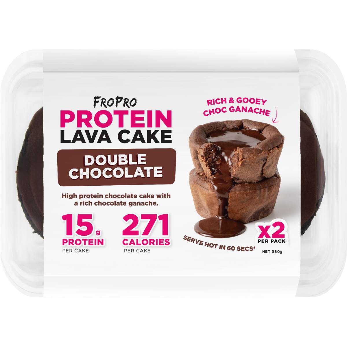 FroPro Protein Lava Cake Double Chocolate